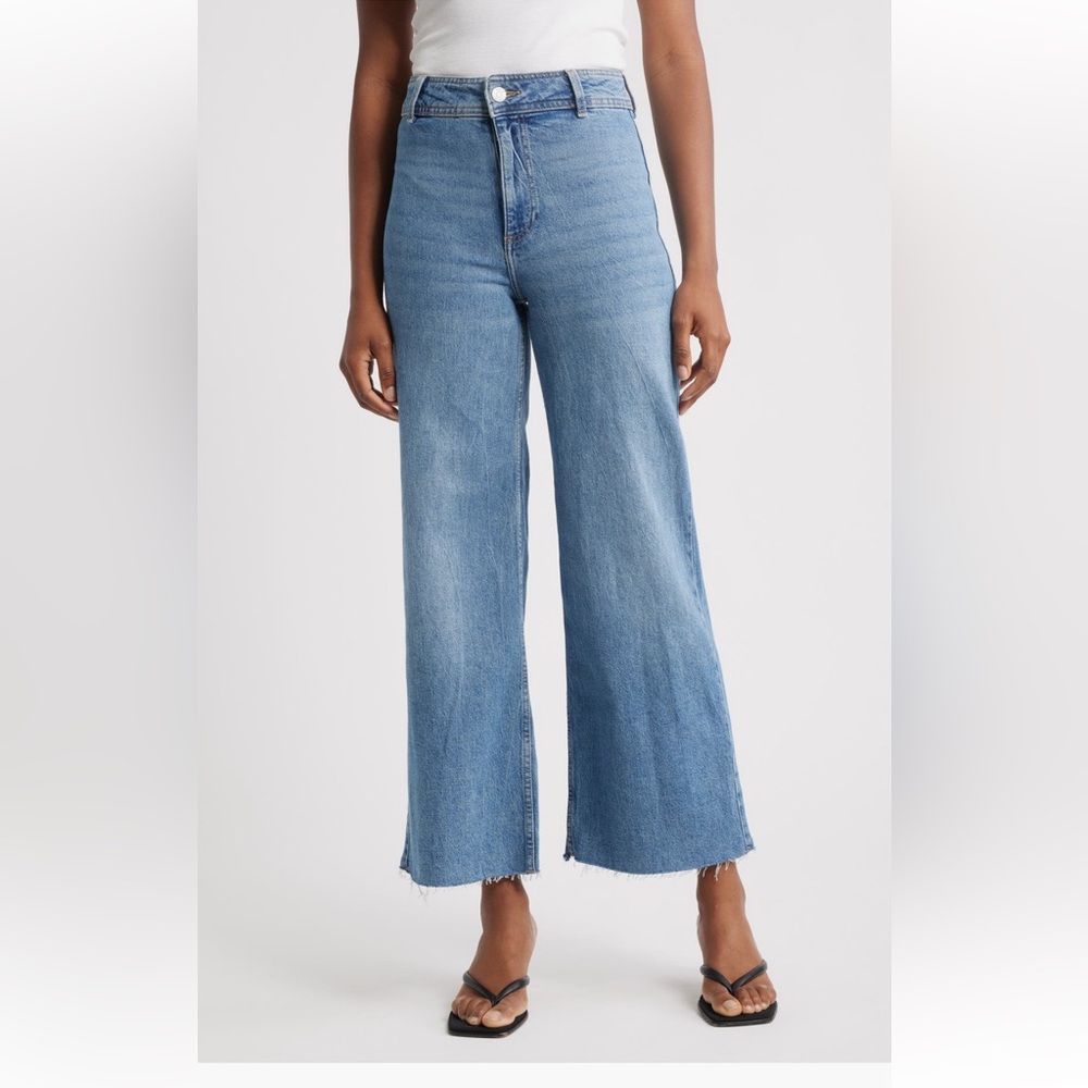 Mango Catherine Light Blue Flare Jeans